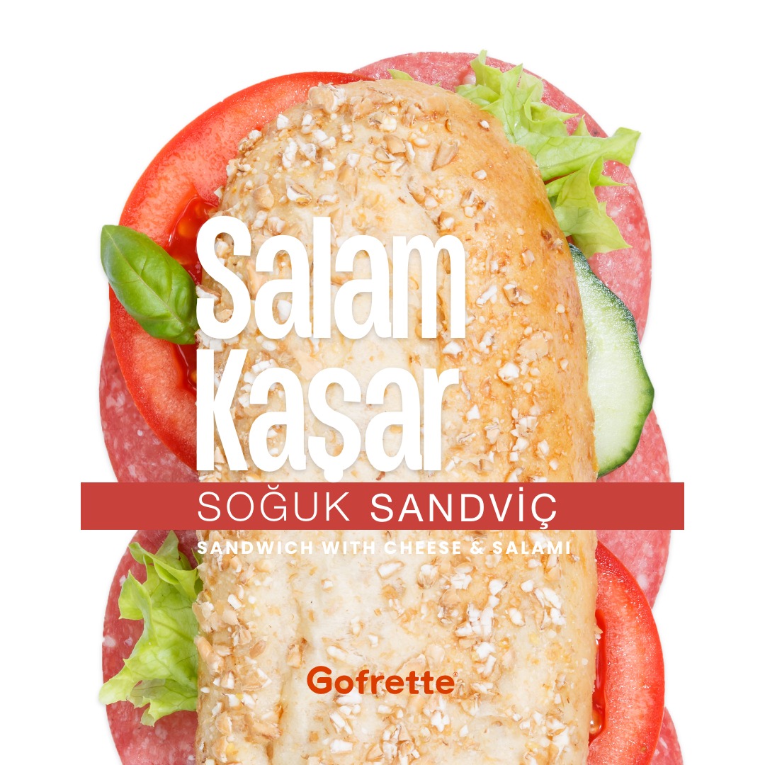 Gofrette's tweet photo. Salam kaşar soğuk sandviçimizle lezzetin keyfini çıkarın.

#gofrette #sandviç #lezzet https://t.co/uPW31eQk16