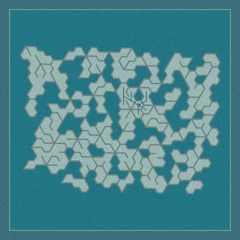 BlanklyChecker's tweet photo. This "flowers" suprised me during developement) They are internal parket of the snub-trihexagonal tessellation!
@RoubziArt, thank you! ❤️ https://t.co/vei6fq14dp