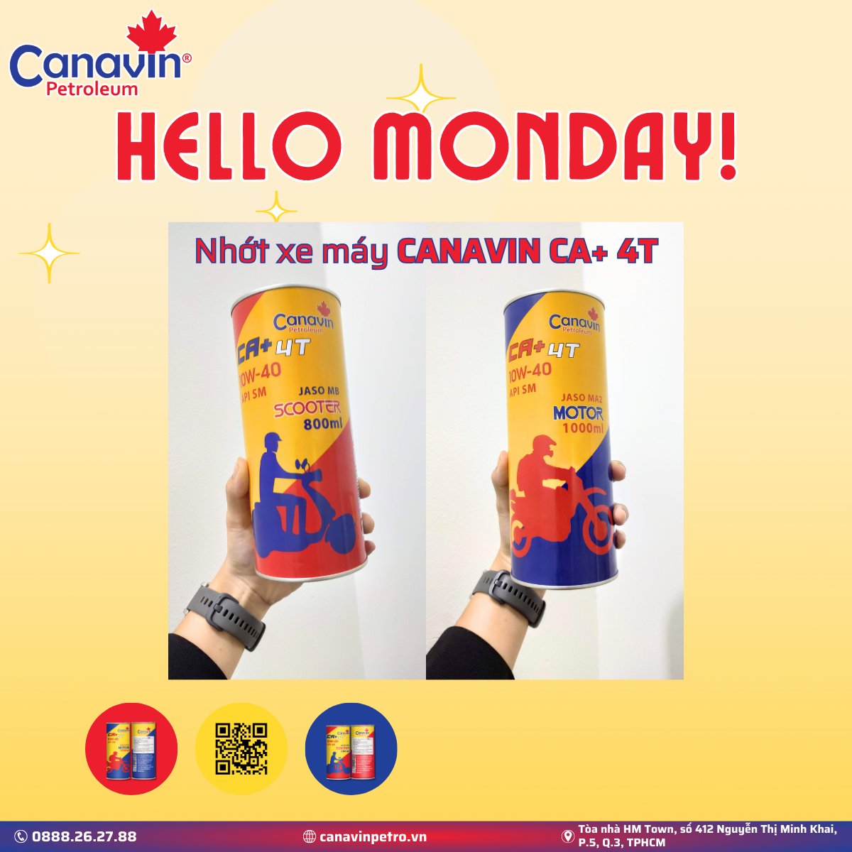 CanavinVN's tweet photo. 📷  Xin chào Thứ 2!!! 📷
Canavin Petroleum VN chúc cả nhà 1 tuần mới tràn đầy niềm vui và năng lượng tích cực 📷 https://t.co/YWrYEtOVk9