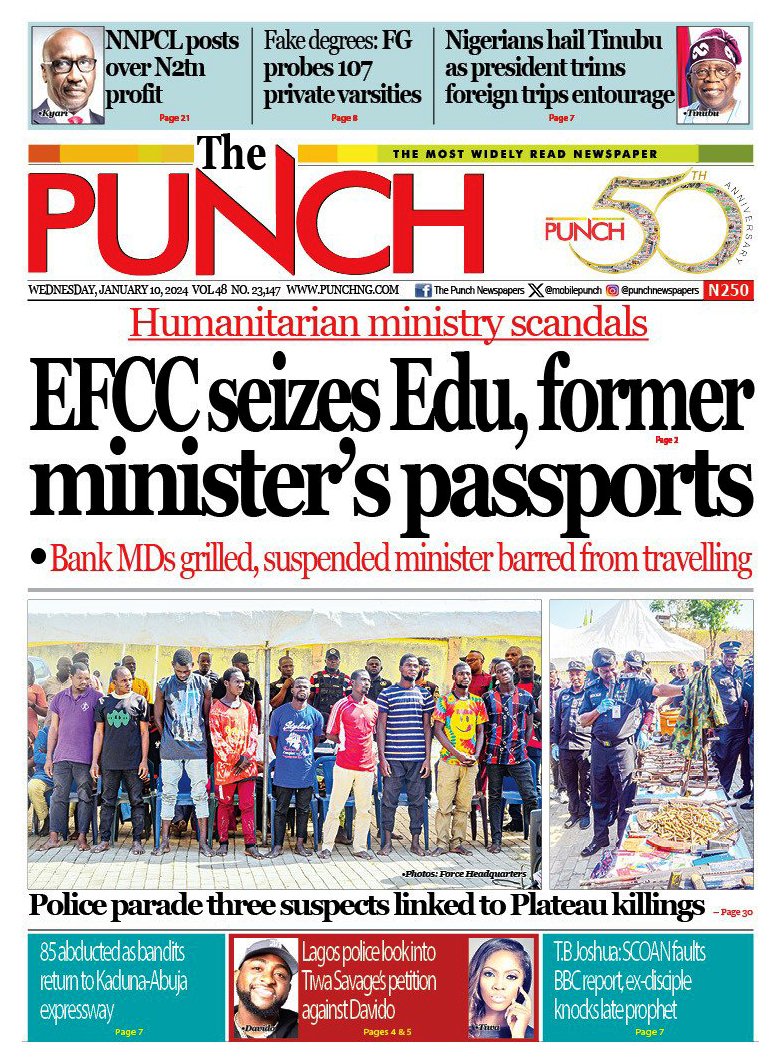 JMVCNetwork's tweet photo. 10 | 01 | 2024
#Newspaper #Headlines https://t.co/QdBDY7Fbf0