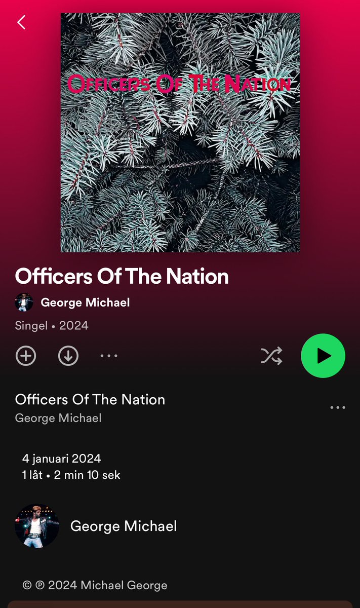 kullin's tweet photo. So @spotify happened to label this as a new track by George Michael. In reality the artist is Michael George, a little known artist with 65 subscribers on YouTube.

When you hear the tune, you know it’s not the pop icon. https://t.co/wd94vbgPPW https://t.co/wlvZ3J8CF1