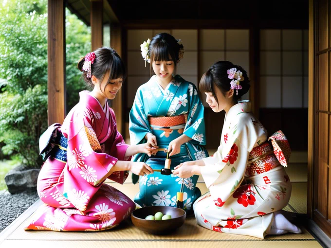 3人でいろいろさせてみた。よく分からないけど何かをしてるようだ。