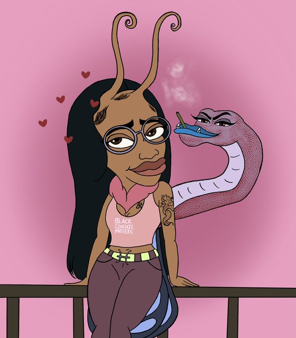 So obsessed with the drawing my friend made of me as a love bug/hate worm from Human Resources. If you<a href="/tag/newprofilepic"class="tags"><span>#newprofilepic</span></a>