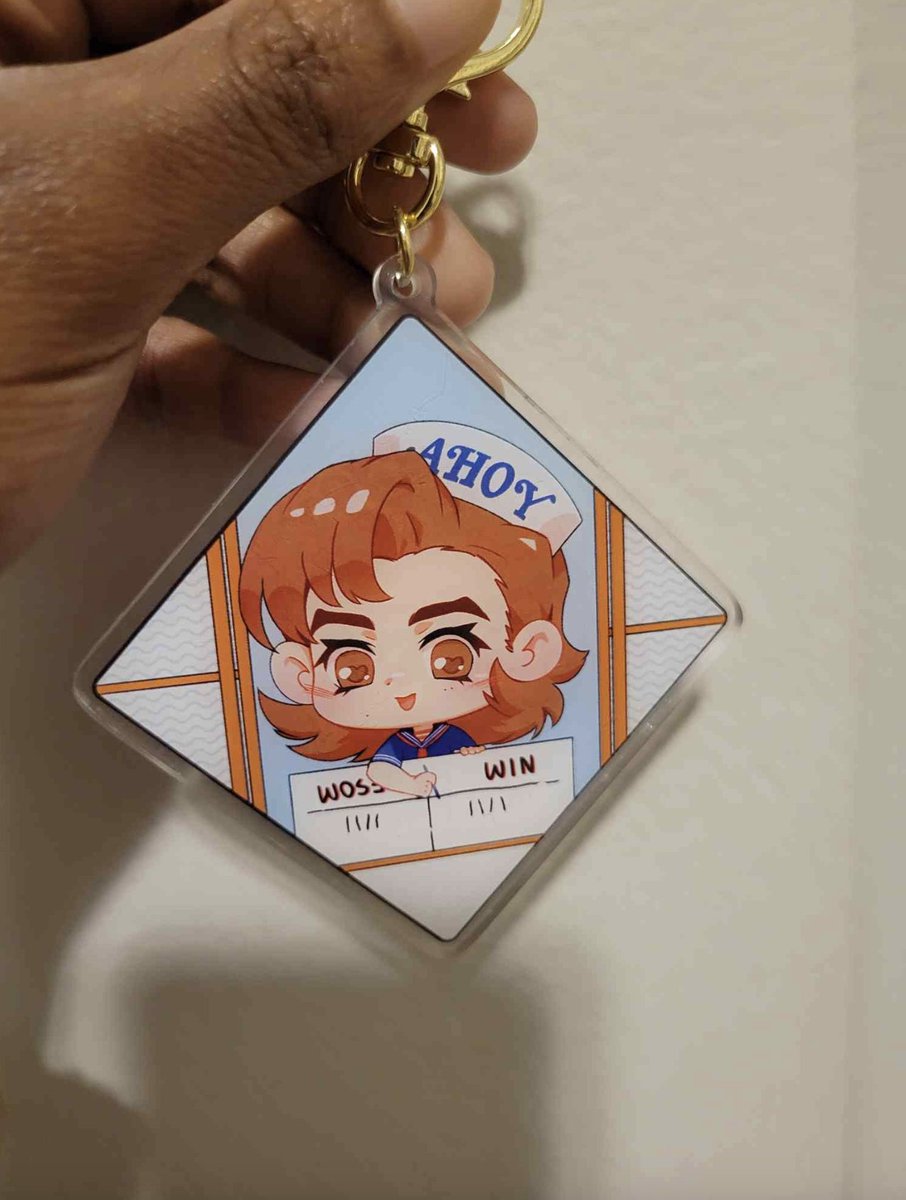 HarringroveZine's tweet photo. Hello, hello everyone! New merch updates! Starting with the....STRETCH GOAL CHARM! Designed by @wrecked_fuse https://t.co/mS4hD7TmJg