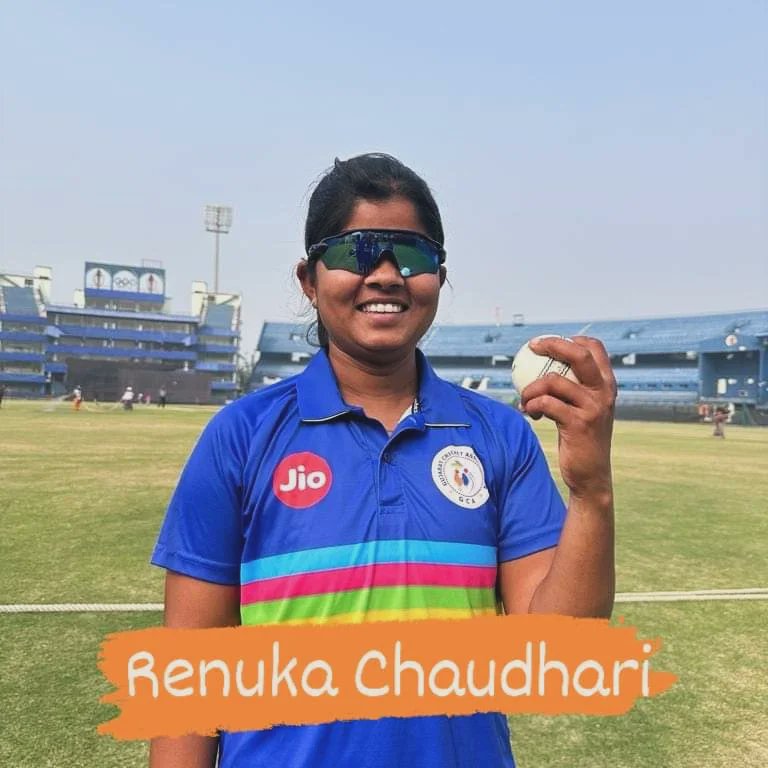 GCAMotera's tweet photo. Congratulations to SR women's team for 3rd victory in a row with win over #Jharkhand CA by 5 Wkts in #BCCI Sr women's #onedaytournament
Star performer for #TeamGCA
Krishna, Renuka & Stuti picking up 3 Wkts each
#GCA #womenscricket #Cricket #domestic
@BCCI @BCCIdomestic @JayShah https://t.co/4UxGJocqQh