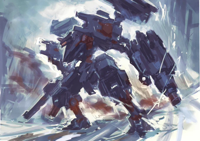 自機絵ざっくりメイキング 