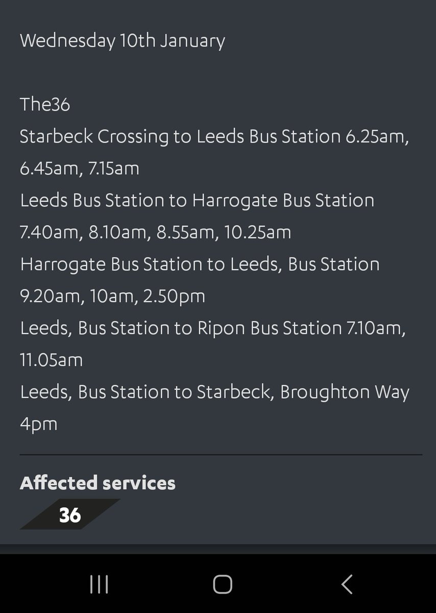 toddysk's tweet photo. @harrogatebus getting bored of this now. I buy 10 tickets for my commute then have to buy more first bus tickets because you cancel all the time. I feel so sorry for anyone who has to travel from Starbeck! https://t.co/KhL4wYeJJB