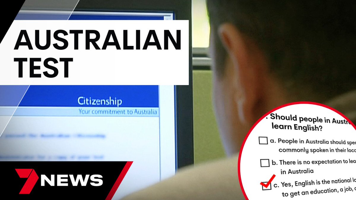 There's a staggering failure rate with Australia's Citizenship Test. More than a hundred thousand people didn't pass in the last year, and the results are getting worse. The biggest stumbling block: Questions about Australian values. youtu.be/bL-yOIxmCxk @Andrew_Denney #7NEWS