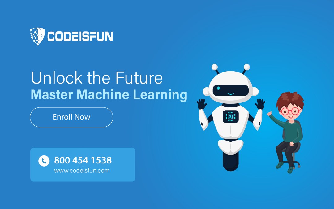 Codeisfunlive's tweet image. Unlock the Future: Master Machine Learning with Our Comprehensive Course! ๐ค๐
.
.
.
.
#MachineLearningMastery #DataScienceJourney #machinelearning #machinelearningtools