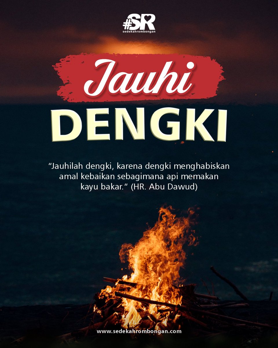 Sifat dengki atau hasad dapat menghancurkan amal sholeh kita. Jangan sampai amalan sholeh yang selama ini kita kerjakan tidak tersisa karena munculnya sifat hasad.

Semoga kita dapat terlindung dari sifat hasad dan dari orang-orang yang hasad.

sedekahrombongan.com