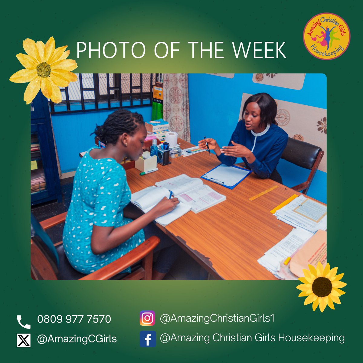 AmazingCGirls's tweet photo. Regardless of the age, we're here to serve your children.

Grab this opportunity to give your children godly and quality tutors.

☎️ Call us on 0809 977 7570 or

📍 Visit our office at No. 8 Ibiam Street, Uyo.

#AmazingChristianGirls #Uyohometutoringservices #godlytutors https://t.co/dH8SWwYLO8