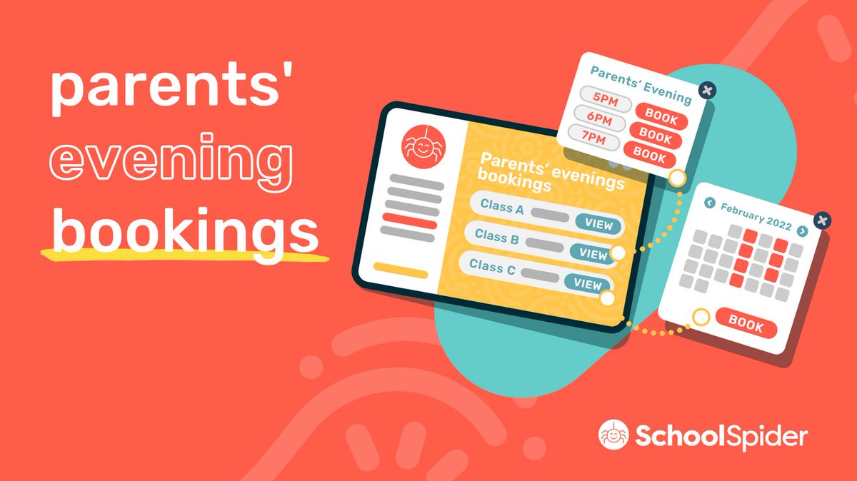 schoolspider's tweet photo. Did you know we send automatic reminders to parents about their child's parents evening?
Just one of the many time saving features that make our booking system one of the most popular tools for our schools!
Find out more https://t.co/45SCC5i2KC
#edtech #schoolapp #htchat https://t.co/JrczxTBAeq