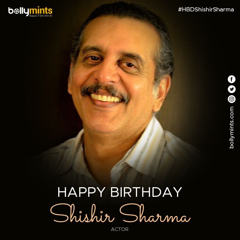 Wishing A Very Happy Birthday To Actor #ShishirSharma Ji !
#HBDShishirSharma #HappyBirthdayShishirSharma