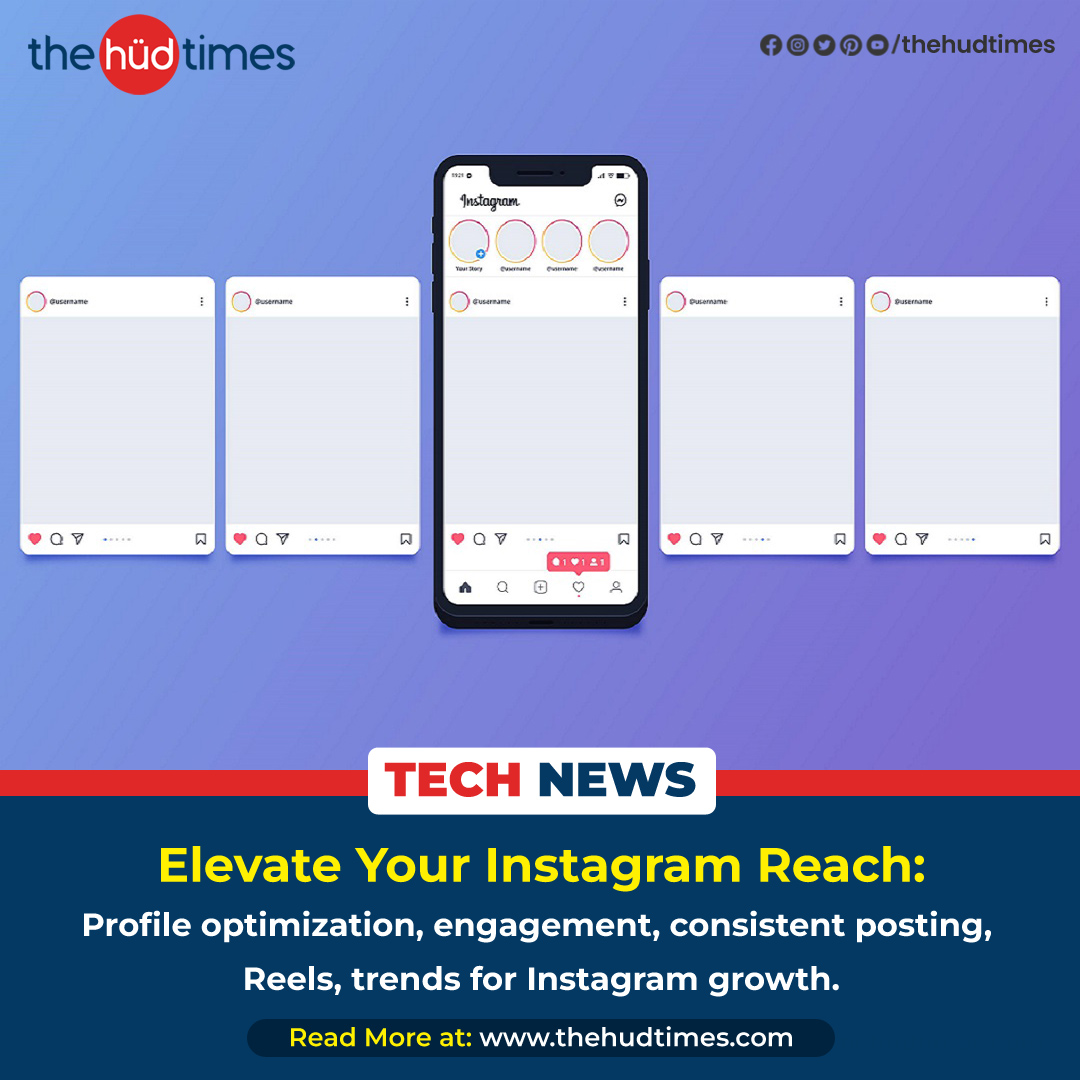 thehudtimes's tweet image. Elevate Your Instagram Reach: Steps to Enhance Post and Reel Visibility

Read More: thehudtimes.com/elevate-your-i…

#TheHudTimes #ConsistentSchedule #EngagingReels #Geotags #HighQualityContent #OptimalTiming #PromptEngagement #QandASessions #StrategicHashtags  #TrendEngagement