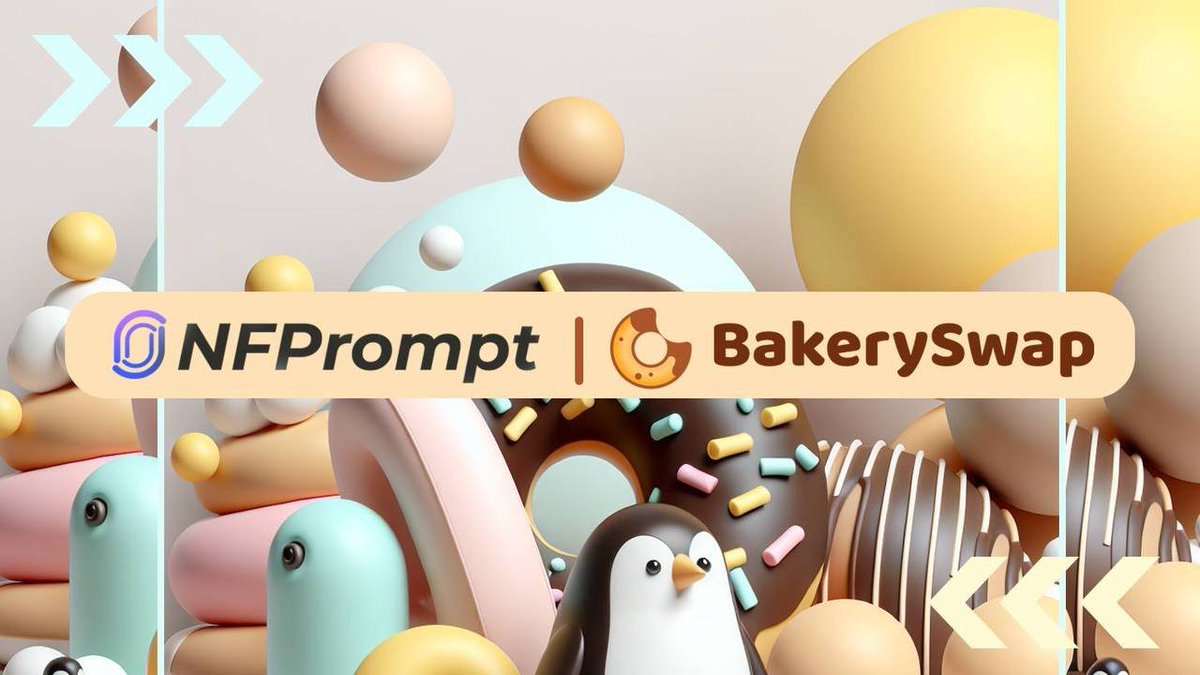 PARTNERSHIP ANNOUNCEMENT❗

Ready your sweet tooth! The mouthwatering native collaboration is about to happen in 2024! 🦷🍩

NFPrompt has joined hands with <a href="/bakery_swap/">BakerySwap</a> to introduce a series of themed campaigns throughout the partnership. 🤩

Will you be able to guess the first