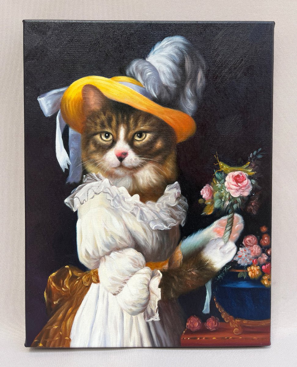 Splendid_Beast's tweet photo. The Marie Antoinette - Honest and lovable 🌹😺 See this design and more in our shop at https://t.co/lTtGWNk3AB 
.
.
.
.
.
#splendidbeast #marieantoinette #oilpaintings #oiloncanvas #catart #catpainting #petart #oilpaint #cat_features #catportrait #catartwork #catpaint https://t.co/iWP1XdlrZF