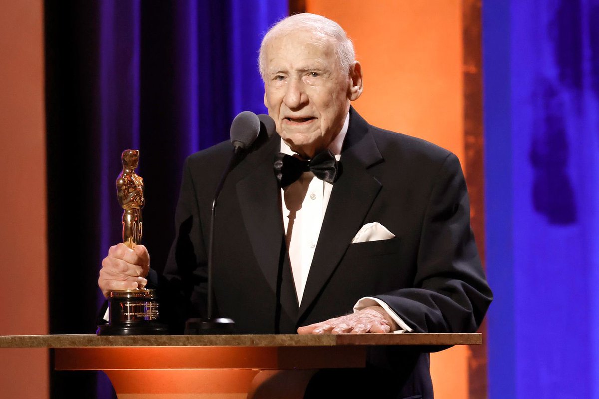 The once and future king - Mel Brooks gets his Honorary Oscar at tonight’s Governor’s Awards - A beautiful ceremony that also paid tribute to Angela Bassett, Carol Littleton and Michelle Satter.