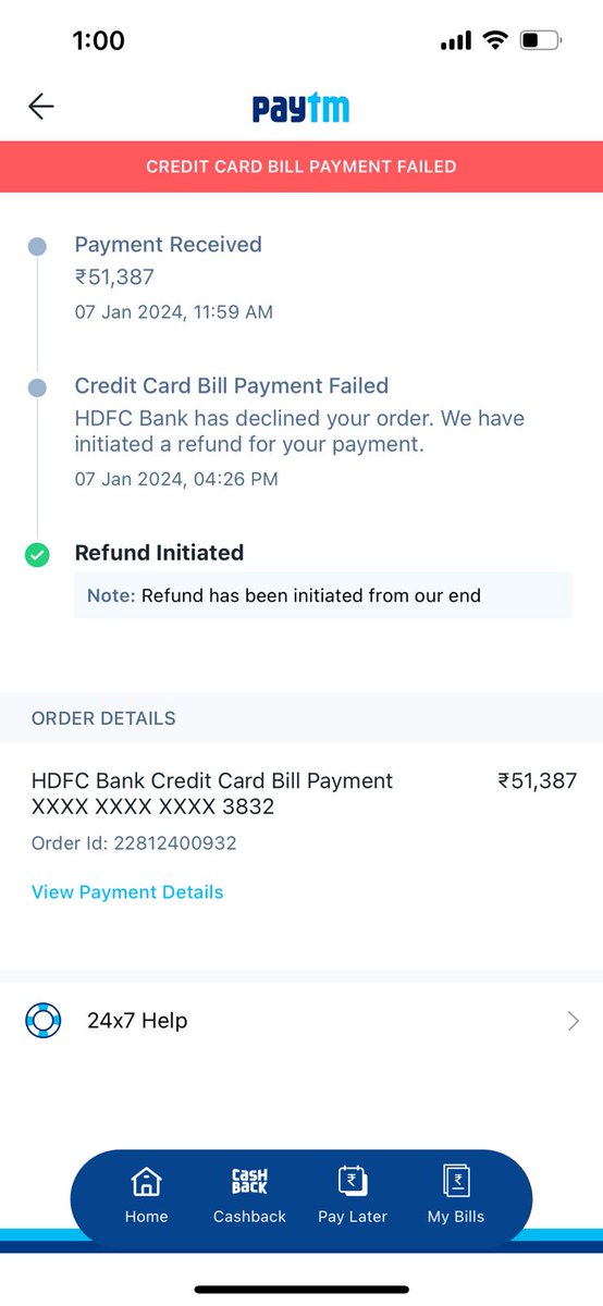Nilesh461's tweet photo. @Paytmcare @Paytm , are you guys cheat or what customer support is just useless , app support is just a chatboat no in person support , i am a developer too so dont send me your bullshit app chat support link , i know how it works , the given orderiD - 22812400932, please update https://t.co/MRuSslO3ne