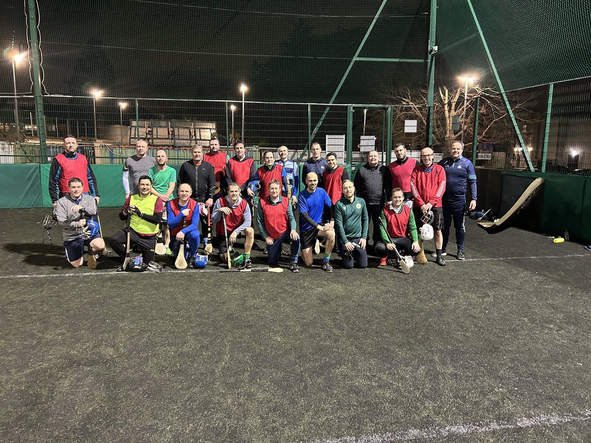 An enjoyable first day out hurling in the new year. New members welcome. We hurl every Tuesday at 9pm