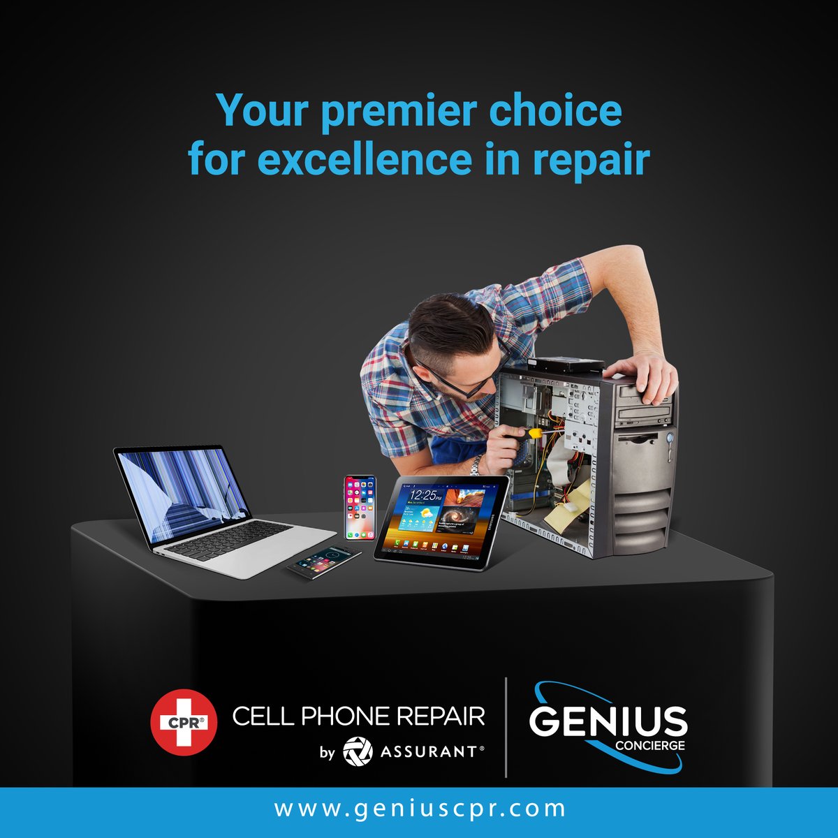 GeniusPhone_R's tweet image. Choose Genius CPR for unparalleled expertise in mobile, tablet, laptop, and personal computer repairs. 
🌐 : geniuscpr.com/locations/
#GeniusCPR #DeviceRescueMasters #SwiftSolutions #TechExperts #RepairGenius #SeamlessTechFix #OptimalFunctionality #MobileTabletLaptopPC