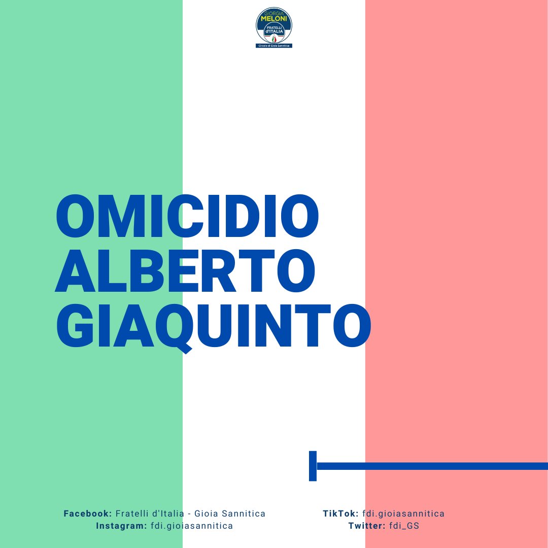 fdi_GS's tweet photo. ALBERTO GIAQUINTO: IL RICORDO DI UNA TRAGEDIA POLITICA

Nel 1979, un giovane attivista perse la vita in un evento che segnò un'epoca. L'omicidio di Alberto Giaquinto, un anno dopo la Strage di Acca Larenzia, rimane un simbolo della violenza di quegli anni. https://t.co/E1K3FJxIeL