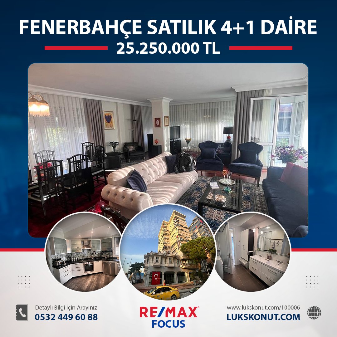 Kadıköy Fenerbahçe Satılık 4+1 230m² Daire.
lukskonut.com/100006

#remax #remaxtürkiye #remaxturkiye #emlak #gayrimenkul #istanbul #kadıköy #fenerbahçe #satılıkdaire #satilikdaire #lukskonut #lükskonut #coldwell #coldwellbanker #century21 #turyap #kellerwilliams