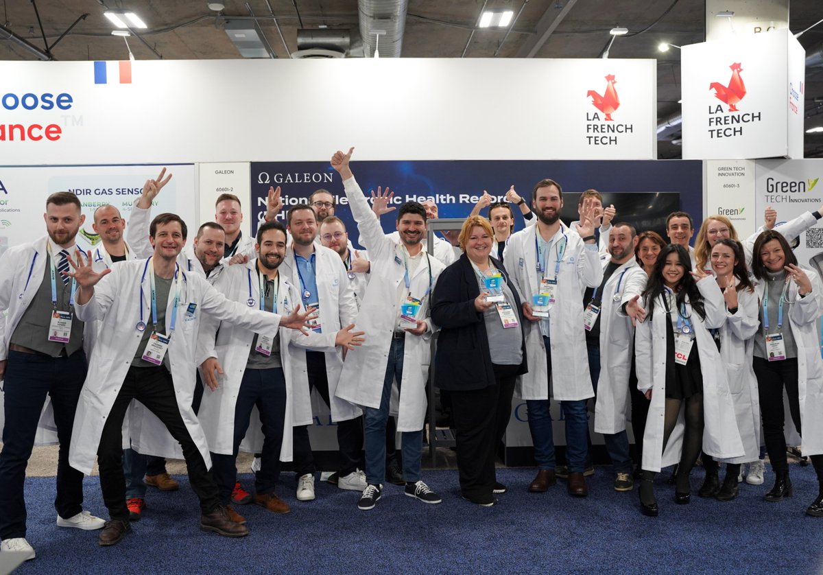 GaleonCare's tweet image. 📸Picture time with the @GaleonCare team and French @auvergnerhalpes VP Stéphanie Pernod who cheered us on the @LaFrenchTech floor.

Stop by, we will be happy to discuss about our #healthcare #blockchainsystem. 🌐🥼