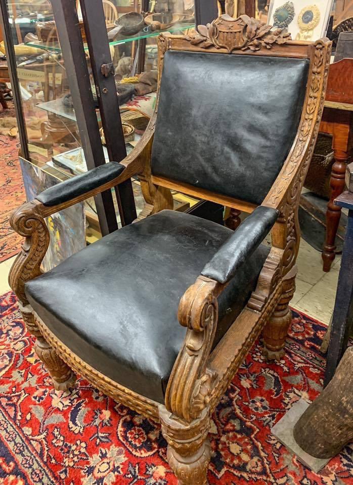 Here’s one of my favorite discoveries… Imagine you’re at a flea market in West Virginia and you see this chair, that nobody wants because it’s sort of impressively ugly. But something about it says buy this thing, because it’s just so unusual. So you buy it for a couple hundred