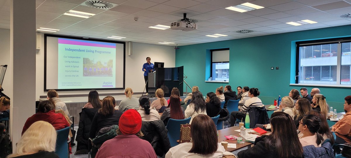 Jo from <a href="/AspireCharity/">Aspire</a> speaking to us about all the specialist support they provide