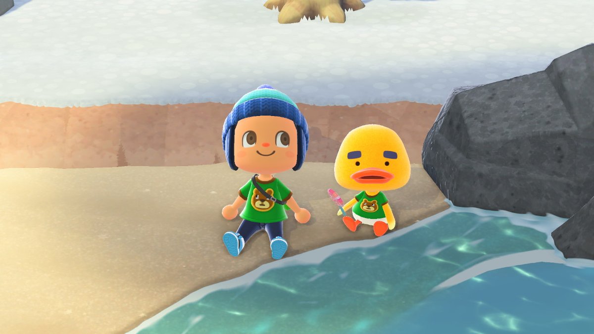 joserc2003's tweet photo. Mi vecino y yo a juego. Jiji... #AnimalCrossing #ACNH #NintendoSwitch https://t.co/069NOZ6NQV