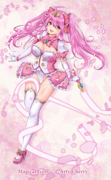 友人に依頼してアーティーチェリーを描いていただきました!素晴らしい可愛さ…… 