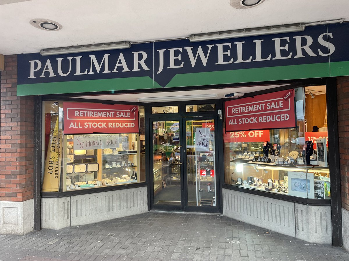 After over 50 years on Sutton Cross, the Jewellery Shop is closing due to the retirement of Martin and Terry. They put in some shift! They’re having an up to 50% Off Closing Down Sale if you fancy some bling! @VisitHowth_ @BaldoyleNews @HSBChamber