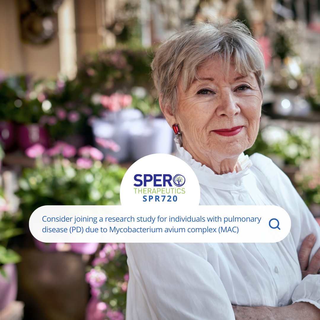 Spero is excited to inform you of a NEW clinical study for NTM patients. If you are a qualified candidate, we hope you consider participating in this necessary and life-changing research. For more eligibility information, click here bit.ly/3UlhsQw