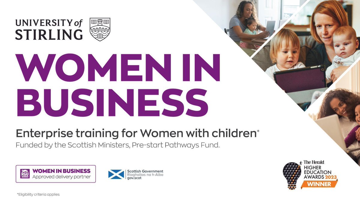 Exciting announcement: Applications are now open for our Women in Business programme 🎉 Are you a woman with child(ren) or caring responsibilities considering starting your own business? This free training programme is designed specifically for you! Apply: buff.ly/47tkmas