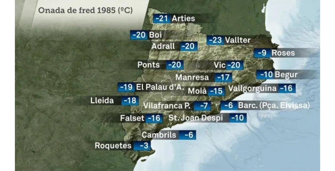 Per a que tinguem la perspectiva a l'hora de dir "entrada freda" com lo viscut aquests 2 ultims dies. Potser la paraula "normalització " hagues estat mes adient, perquè lo que estem visquent es una tardor avançada amb flashos d'hivern dies puntuals. Aquest finde torna la tardor.