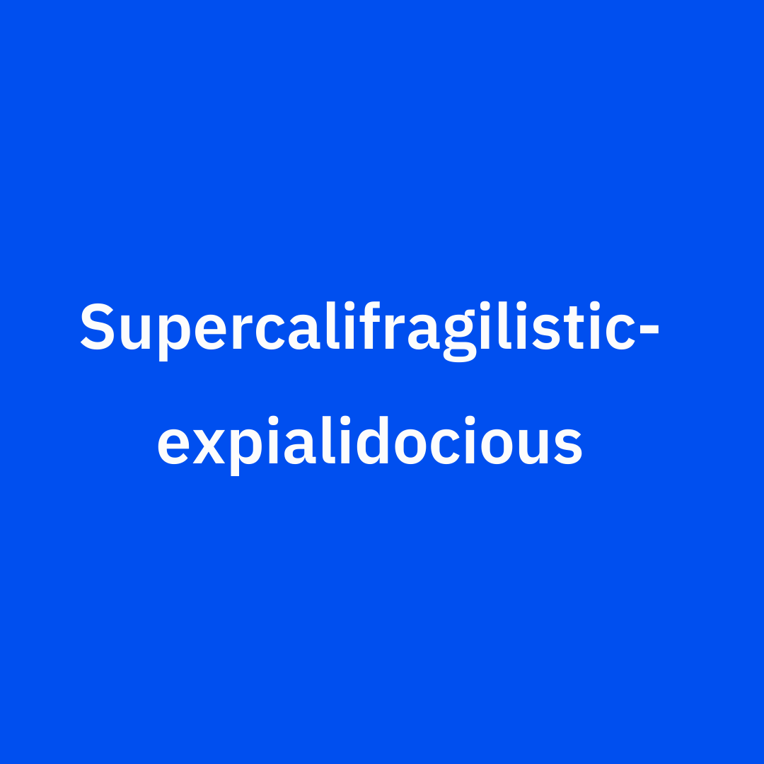 berlitzist's tweet photo. "Supercalifragilisticexpialidocious"   is a long and whimsical English word with a positive meaning. It gained   popularity through the movie "Mary Poppins" and is often used to   describe something fantastic, extraordinary, or exceptionally good.
#Berlitz #English #ingilizce https://t.co/q4GToYPtIG