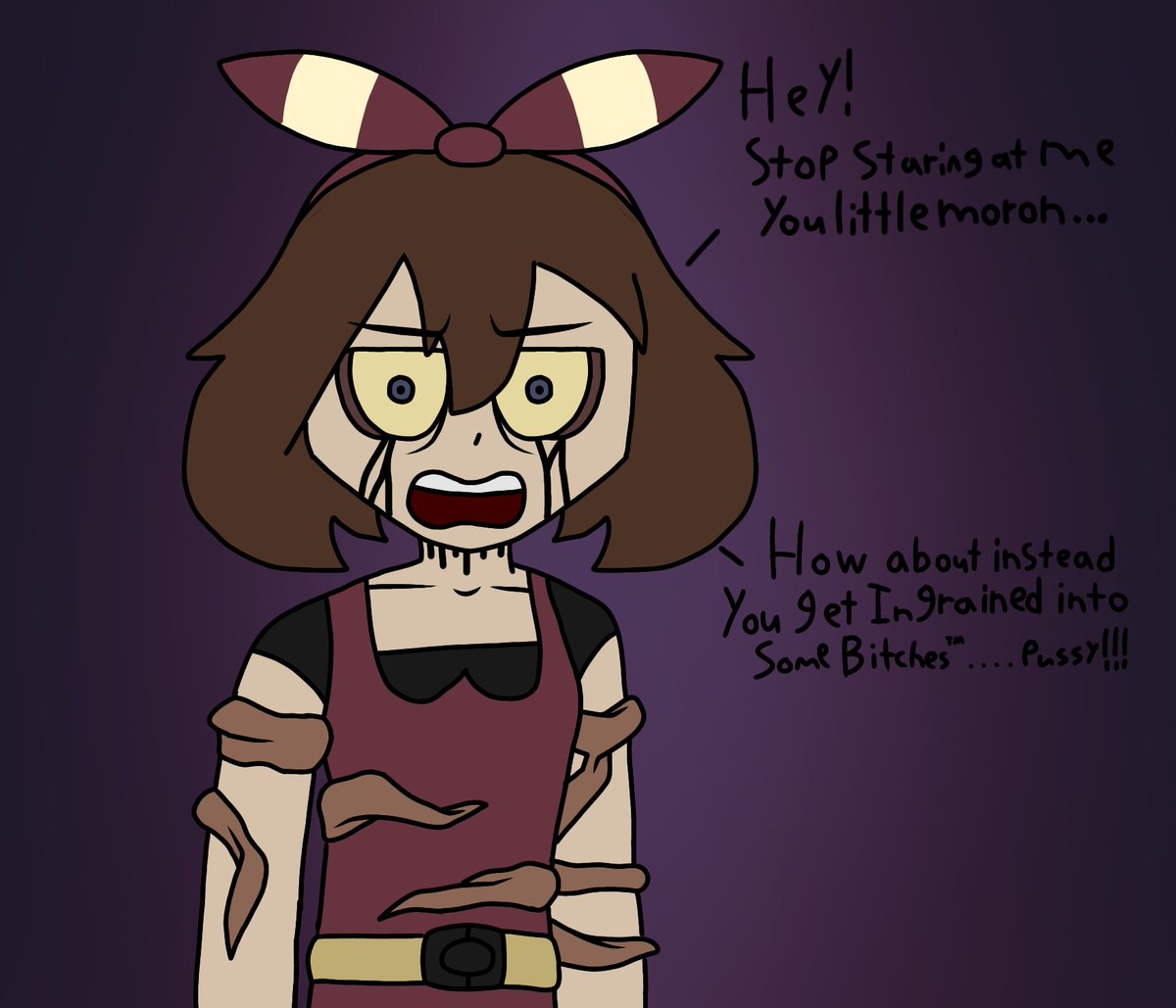 IdiotChompers38's tweet image. May doesn&apos;t like just being stared at 

Especially by blue haired morons that refuse to help her

#pokepasta #hoennmix #ingrained #shitpost