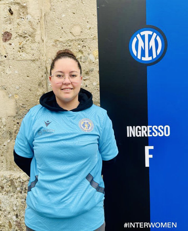 Miss Talbot on a recent trip to Milan, to promote European Football ⚽️ Acting as an assistant coach to support the inclusion of mixed teams, and bring children together outside of their clubs. A positive role model for our students! 🙏 #InterWomen 👏 #BritishSchool #Lanzarote