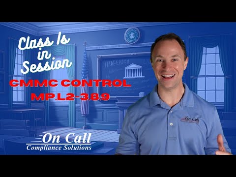 OnCallComputers's tweet image. 🚀 Boost your data backup security! 

Explore Control MP.L2-3.8.9 and safeguard your CUI like a pro. 🛠️ Questions? 

🎥Check out our full video lesson: cstu.io/245f9c
📆Schedule time with a compliance expert: cstu.io/62904e

#SecureBackups #CyberSecurityTips