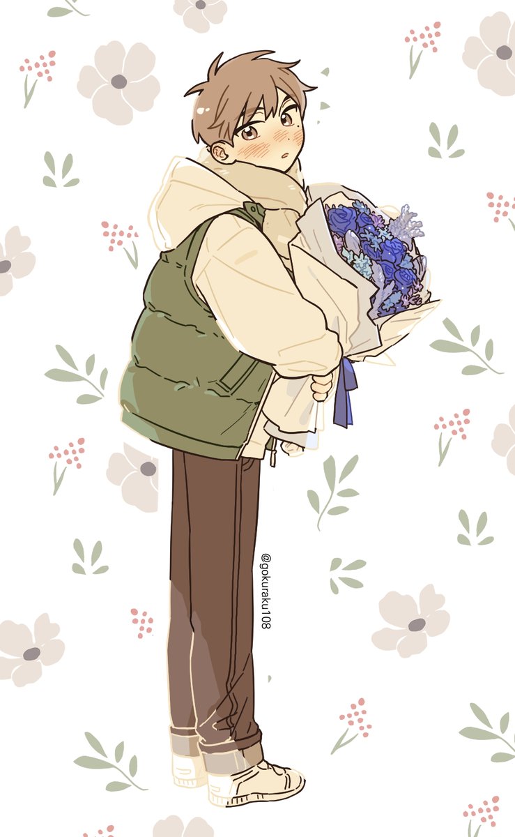 #내_생일도_분명_재밌을끼다

플라워카페 협력한 그림이에용~
상호야 생일 축하해애애애~~🥳💙 