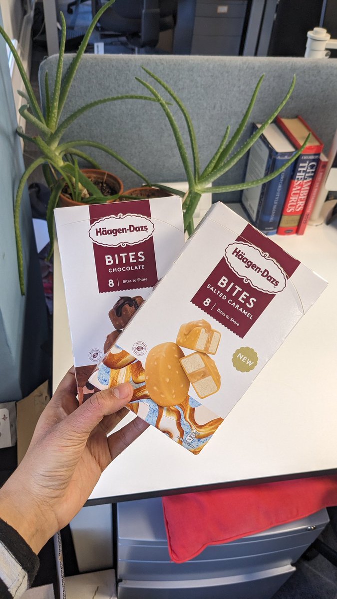 How cute are these ice creams??? The perfect little treat for a quick bite – thank you for sending to <a href="/Caterertweets/">The Caterer</a> team <a href="/haagendazsuk/">Häagen-Dazs UK</a>