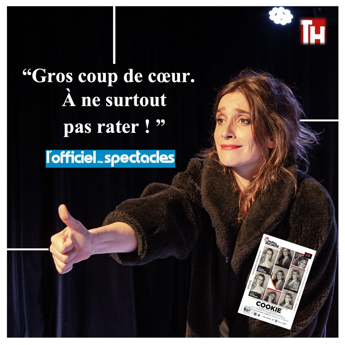 theatrehuchette's tweet photo. Oh la belle critique ! Merci L’Officiel des Spectacles ! Ne tardez pas trop à prendre vos places…
(📸 Léa Comelli)
#RevueDePresseThéâtre #CritiquesSpectacles #QueVoirAParis #CookieMueller #SpectacleMusical #SortiesParis #Rock #Underground #Années70 #Années80 #ContreCultureUS https://t.co/P8DtSDQ9dD