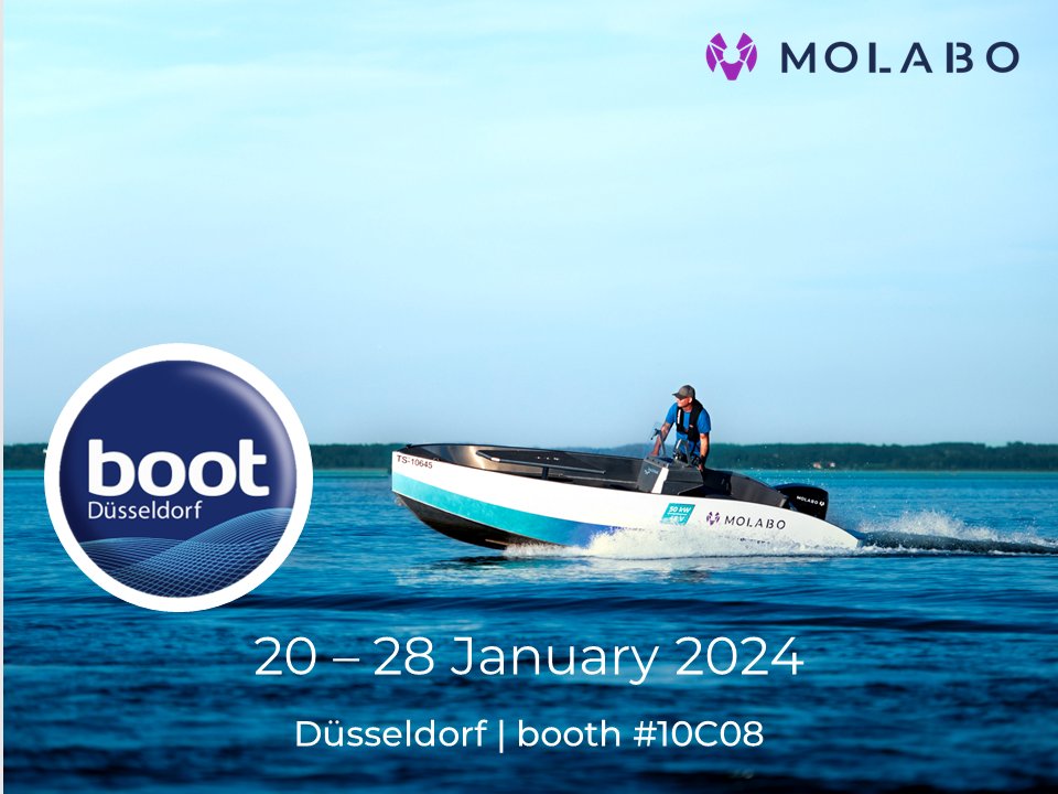 Molabo48V's tweet image. Already starting next week, we are presenting our 48 V #outboard and #inboard system solutions at the world-renowned boot Düsseldorf, the largest yacht and water sports fair on the globe.

📍 Join us at Hall 10, Stand C08

Will you be there?

#climateaction #EV #emobility