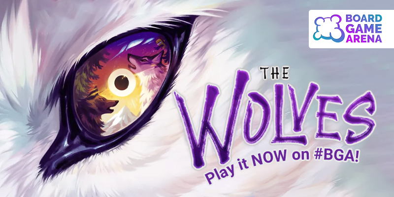 🐺THE WOLVES🐺 Available NOW for you to play on #BGA! Will you be a lone wolf-pack or would you dare to invite your friends over a table of this amazing new game? Everything to know about the game is available on the link below: bga.li/mzzc #J2S #Boardgame