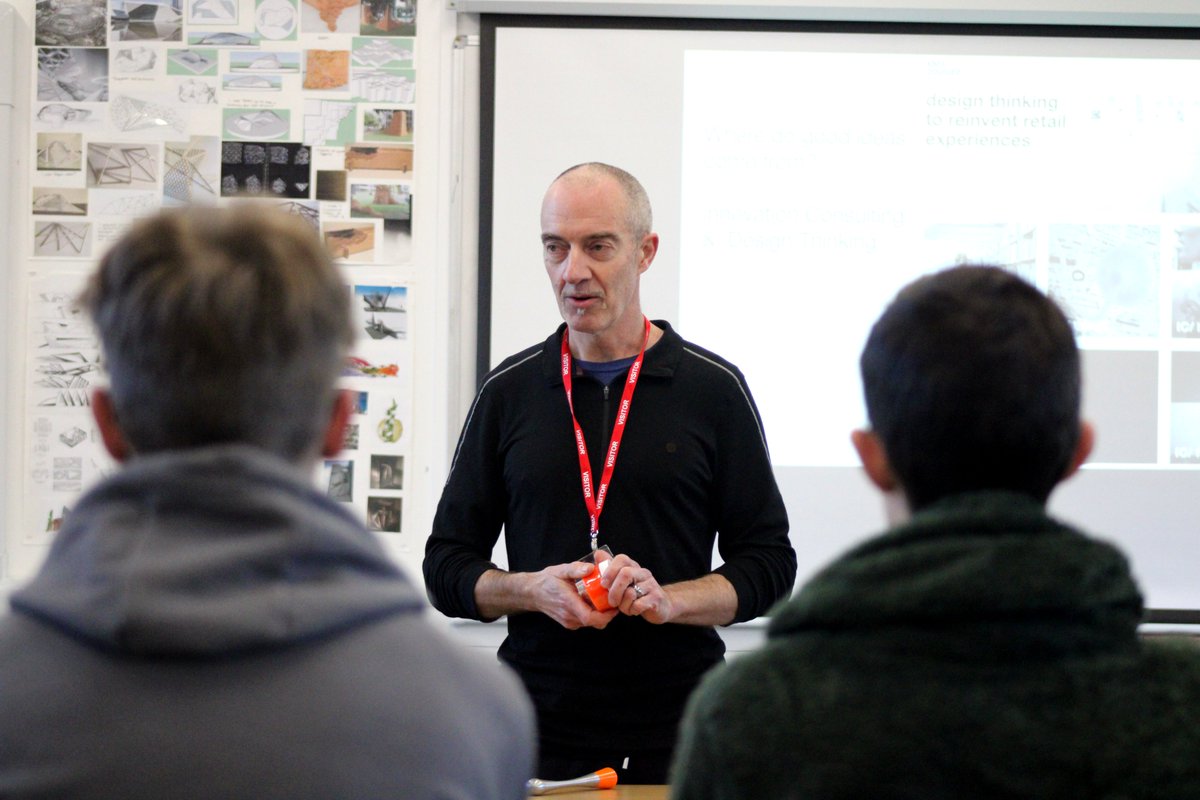 Our 3D Design students were treated to a captivating talk and activity session yesterday with designer and entrepreneur, Richard Palmer. 

Richard shared his career journey, offering valuable insights into the dynamic world of design and entrepreneurship. 

#CareerInsights