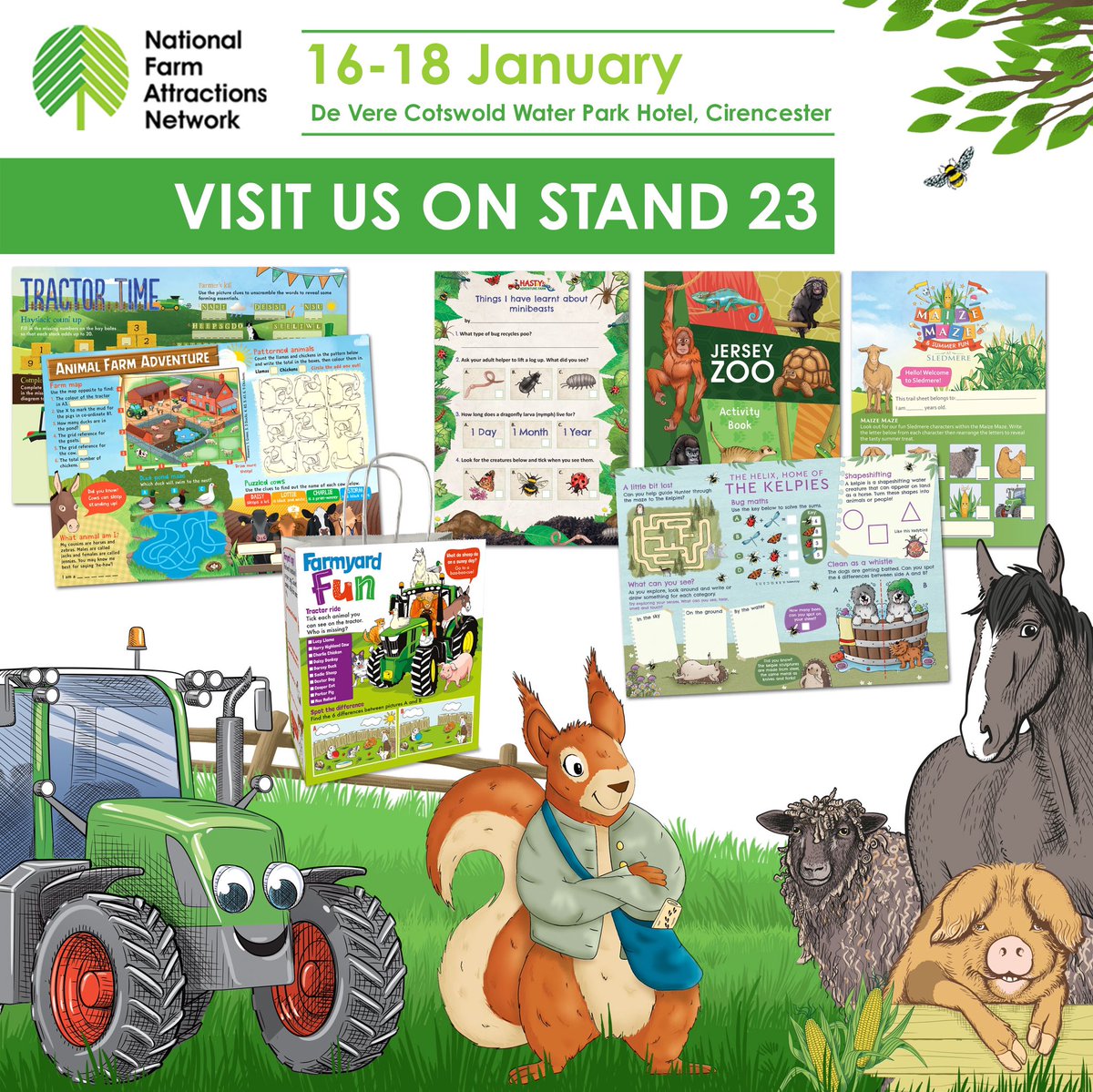 We are looking forward to exhibiting at @NFANUK conference and exhibition next week. Pop along and see us on stand 23 for a chat through your ideas for your 2024 #resources and see some of our samples.