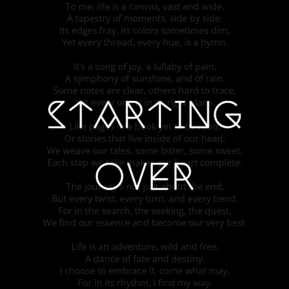 GeometricPoems's tweet photo. On the same note as last week’s New Year poem, I am excited that the path ahead is unpredictable. It continues to manifest as I go on my journey.

Continue reading: https://t.co/U7yy2AUj4e

#GeometricPoems #WritingCommunity #PoetryTwitter #PoetryCommunity #Poem #Poet #Poetry https://t.co/x48pIeHbyi