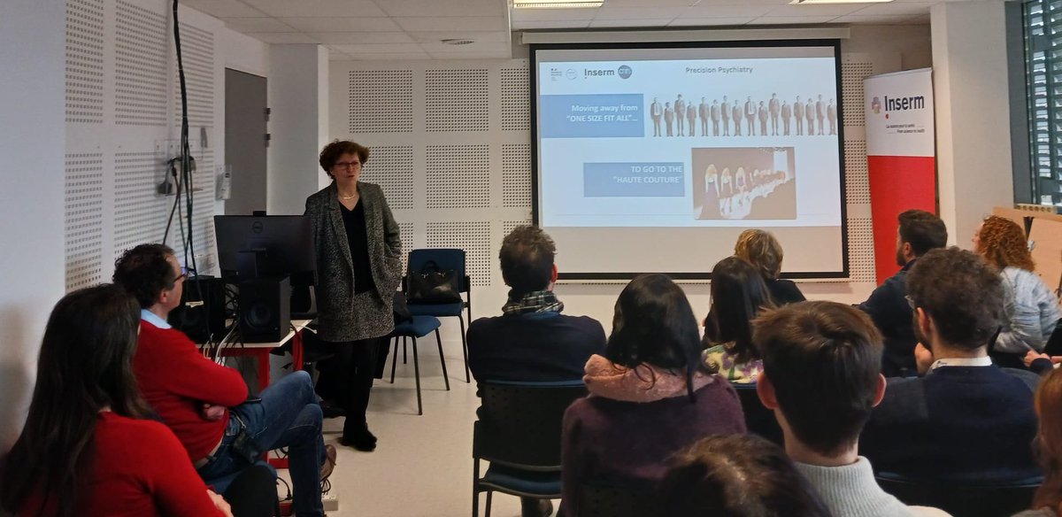 A huge thank you to Prof Marion Leboyer for introducing the large encompassing multi-disciplinary precision medicine project in psychiatry 'PEPR ProPsy' to members of the IPNP and GHU this morning! #propsy #inserm #neuroscience #GHUneuroscience