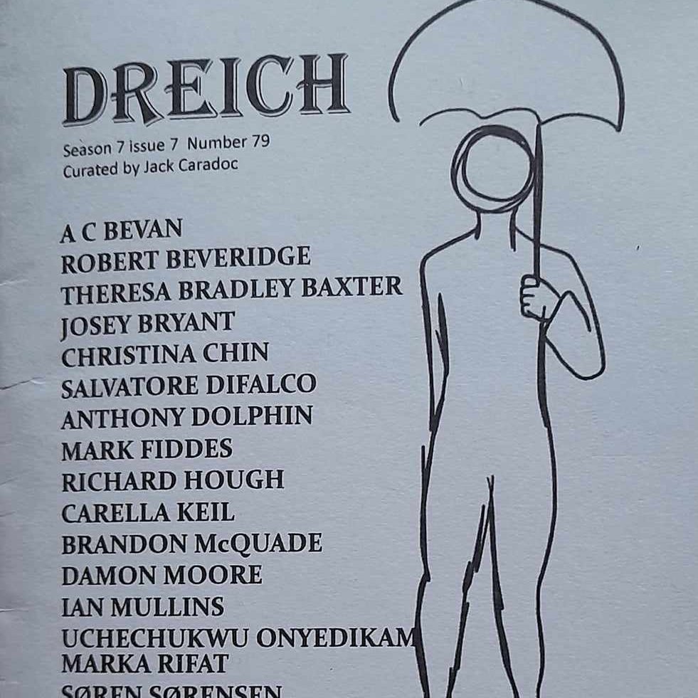 I have 4 pieces of writing in the wayward winter edition of Dreich. Each piece is better than the last no matter which order you read them in. Buy Dreich (season 7 issue 7) for a mere £5 in very good bookshops or direct from: hybriddreich.co.uk/season-7-so-fa…
<a href="/Dreich25197318/">The Candyman’s Trumpet & 10red</a> #poetry