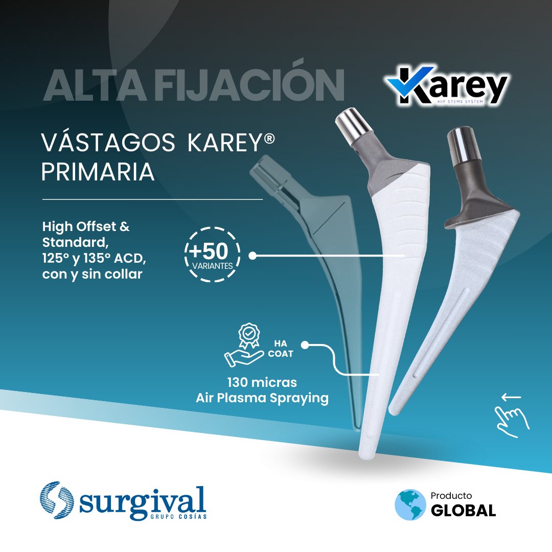 👉En España se implantan unas 35.000 PRÓTESIS DE CADERA al año. 🦴 Y esta cifra va en aumento!
El sistema  KAREY es nuestro "granito de arena" para ayudar a especialistas y pacientes y que cada cirugía sea EXITOSA

¿Lo conoces? ¿Lo has probado?
¡Cuéntanos tu experiencia! 👨‍⚕️👩‍⚕️